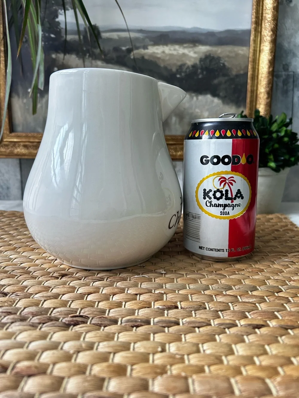 🌴Shapely Williams Sonoma Bonjour Hot Chocolate Ceramic Pot/Pitcher